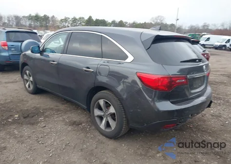 2015 Acura Mdx z USA, uszkodzony, nr VIN 5FRYD3H28FB013313